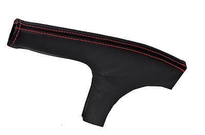 RED STITCHING FITS NISSAN 370Z Z34 2009-2013 LEATHER HANDBRAKE GAITER ONLY