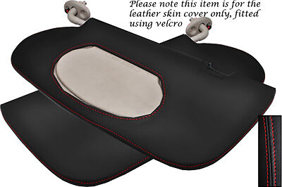 RED STITCH FITS CHRYSLER PT CRUISER 00-10 2X SUN VISORS LEATHER COVERS