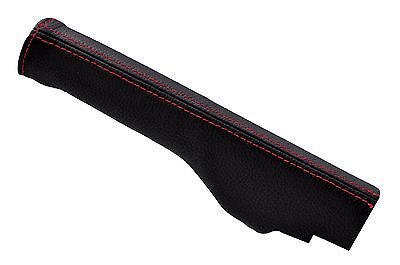 red stitch FITS VW CADDY 2004-2010 LEATHER HANDBRAKE GAITOR MADE IN UK