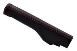 red stitch FITS VW CADDY 2004-2010 LEATHER HANDBRAKE GAITOR MADE IN UK