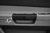 BLACK STITCH FITS CHRYSLER 300C CRD 2006-2011 2X REAR DOOR HANDLE BLACK COVERS