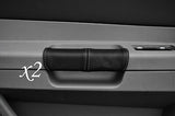 GREY STITCH FITS CHRYSLER 300C CRD 2006-2011 2X REAR DOOR HANDLE BLACK COVERS