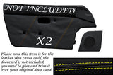 YELLOW STITCH FITS MAZDA MX5 MK1 MIATA EUNOS 89-1997 2X DOOR CARD LEATHER COVERS