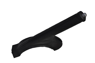 BLACK STITCHING FITS VAUXHALL AGILA 2008+ LEATHER HANDBRAKE GAITER CUSTOM NEW