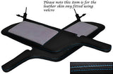 BLUE STITCH FITS MITSUBISHI GTO 3000GT 92-99 2X SUN VISORS LEATHER COVERS ONLY