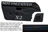 BLUE STITCH FITS MAZDA MX5 MK1 MIATA EUNOS 89-1997 2X DOOR CARD LEATHER COVERS