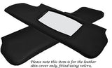 BLACK STITCH FITS TRIUMPH SPITFIRE GT6 62-80 2X SUN VISORS LEATHER COVERS ONLY