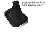 BLACK STITCHING FITS KIA SORENTO 2009-2013 LEATHER GEAR GAITER ONLY CUSTOM NEW