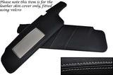 GREY STITCH FITS RANGE ROVER P38 1994-2002  2X SUN VISORS LEATHER COVERS ONLY