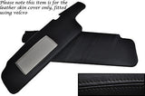 BLACK STITCH FITS RANGE ROVER P38 1994-2002  2X SUN VISORS LEATHER COVERS ONLY