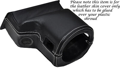 WHITE STITCH FITS ROVER 200 25 MG ZR 99-05 STEERING WHEEL SHROUD COVER ONLY