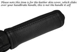 BLACK STITCH FITS TRIUMPH STAG 70-77 LEATHER HANDBRAKE HANDLE COVER ONLY