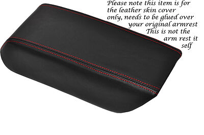 RED STITCHING FITS MG MGR V8 1992-1995 LEATHER ARMREST COVER ONLY CUSTOM NEW